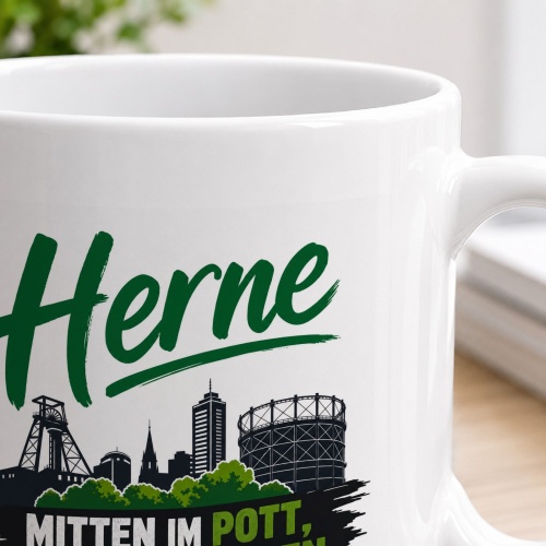 Tasse »Herne – Mitten im Pott, mitten im Leben«