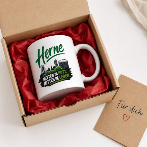 Tasse »Herne – Mitten im Pott, mitten im Leben«