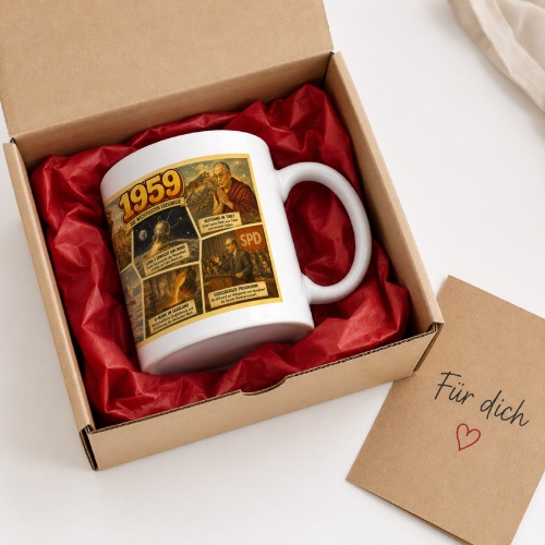 Tasse »1959 Retro-Motiv«