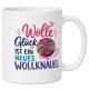 Tasse »Wolle Glück ist ein neues Wollknäuel«
