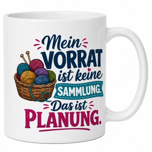 Tasse »Mein Vorrat ist keine Sammlung. Das ist...