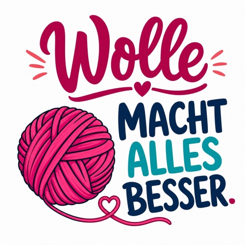 Tasse »Wolle macht alles besser«