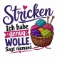 Tasse »Stricken – Ich habe genug Wolle. Sagt niemand.«