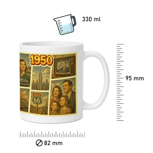 Tasse »1950 – Nostalgie & Rock n Roll«