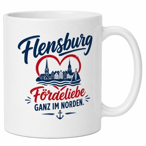 Tasse »Flensburg – Förderliebe ganz im...