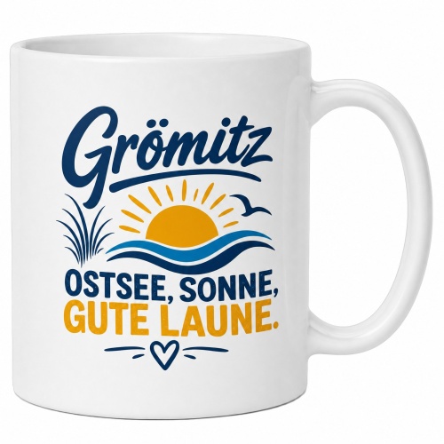 Tasse »Grömitz – Ostsee, Sonne, gute...