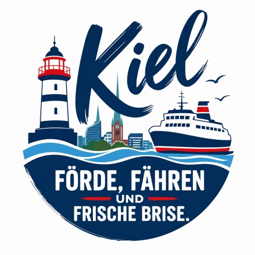Tasse »Kiel – Förde, Fähren und...