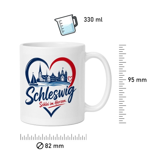 Tasse »Schleswig – Schlei im Herzen«