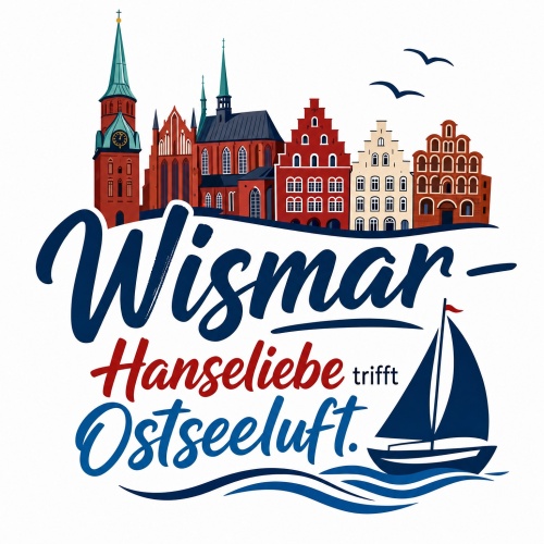 Tasse »Wismar – Hanseliebe trifft...