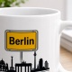 Tasse »Berlin Skyline & Koordinaten«