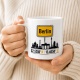Tasse »Berlin Skyline & Koordinaten«