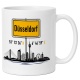 Tasse »Düsseldorf Skyline & Ortsschild«