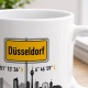 Tasse »Düsseldorf Skyline & Ortsschild«