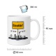 Tasse »Düsseldorf Skyline & Ortsschild«