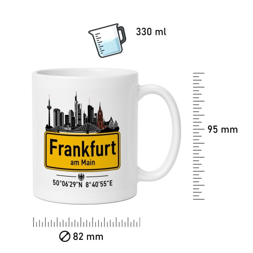 Tasse »Frankfurt am Main Skyline«