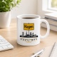 Tasse »Hagen Skyline mit Ortsschild«