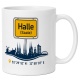 Tasse »Halle (Saale) Skyline & Ortsschild«