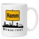 Tasse »Hamm Stadtschild & Skyline«