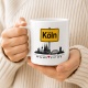 Tasse »Köln Skyline & Ortsschild«
