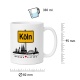 Tasse »Köln Skyline & Ortsschild«