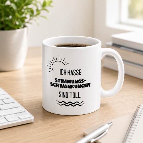 Tasse »Ich hasse Stimmungsschwankungen. Sind...