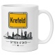 Tasse »Krefeld Skyline & Ortsschild«