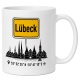 Tasse »Lübeck Skyline & Ortsschild«