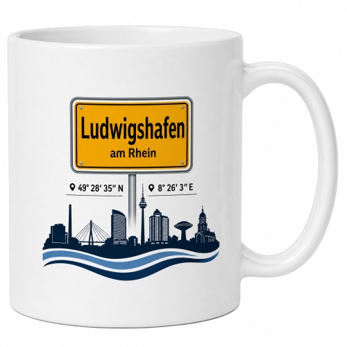 Tasse »Ludwigshafen am Rhein Skyline«
