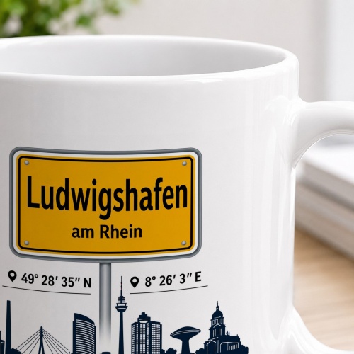 Tasse »Ludwigshafen am Rhein Skyline«