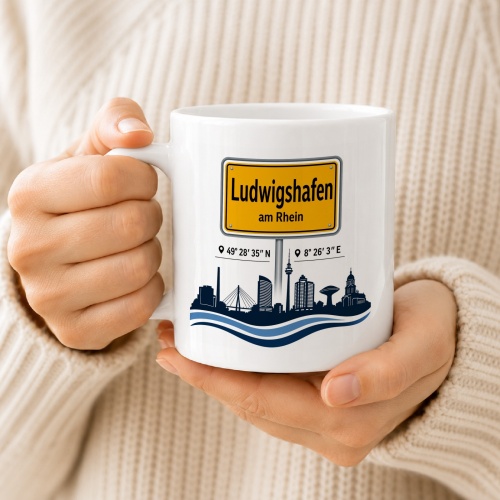 Tasse »Ludwigshafen am Rhein Skyline«