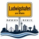 Tasse »Ludwigshafen am Rhein Skyline«
