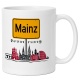 Tasse »Mainz Skyline & Ortsschild«