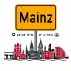 Tasse »Mainz Skyline & Ortsschild«