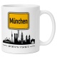 Tasse »München Skyline & Ortsschild«