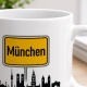 Tasse »München Skyline & Ortsschild«