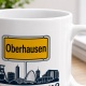 Tasse »Oberhausen Skyline & Koordinaten«