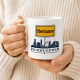 Tasse »Oberhausen Skyline & Koordinaten«
