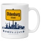 Tasse »Oldenburg Ortsschild & Skyline«