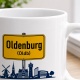 Tasse »Oldenburg Ortsschild & Skyline«