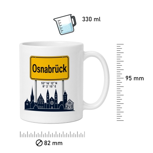 Tasse »Osnabrück Stadtmotiv«