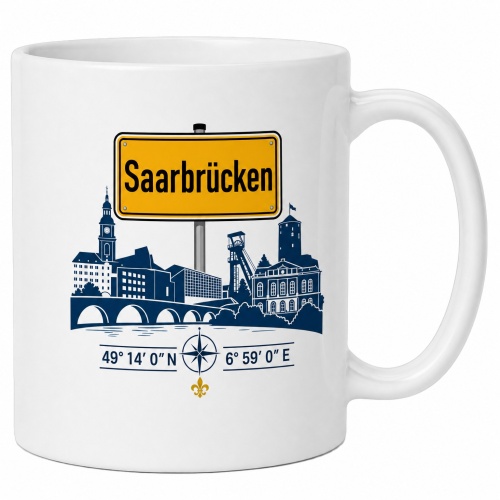 Tasse »Saarbrücken Skyline &...