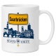 Tasse »Saarbrücken Skyline & Ortsschild«
