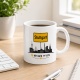 Tasse »Stuttgart Skyline & Koordinaten«