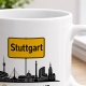 Tasse »Stuttgart Skyline & Koordinaten«