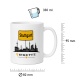 Tasse »Stuttgart Skyline & Koordinaten«