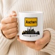 Tasse »Aachen Skyline & Ortsschild«
