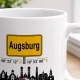 Tasse »Augsburg Skyline & Ortsschild«