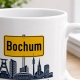 Tasse »Bochum Skyline mit Ortsschild«
