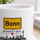 Tasse »Bonn Skyline & Herz«