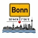Tasse »Bonn Skyline & Herz«